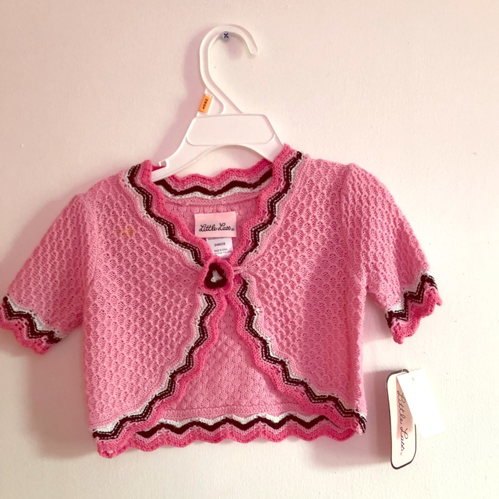 Baby girls knit cardigan Little Lass size 24months